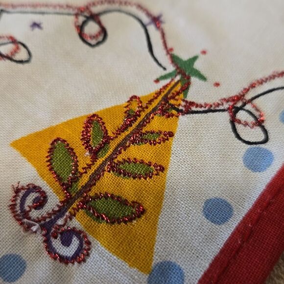 Holiday Cocktail Napkins 100% Cotton From India - Picture 8 of 13